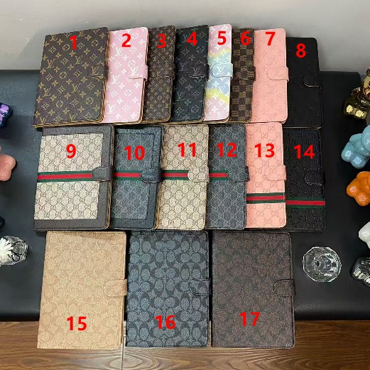 iPad 13 11 10th 9th 8th 7th 6/5th Gen Leather Smart Flip Case Magnetic Stand Cover lv-gg