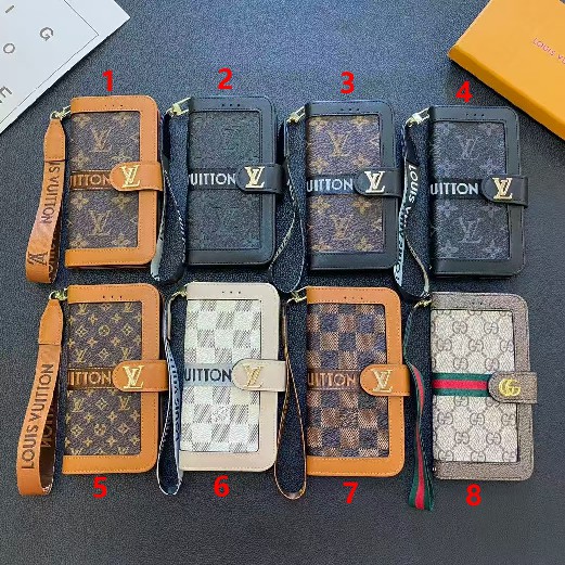Luxury LV - Gucci Style High - Grade Leather Covers for iPhone 11 12 13 14 15 16Pro Max